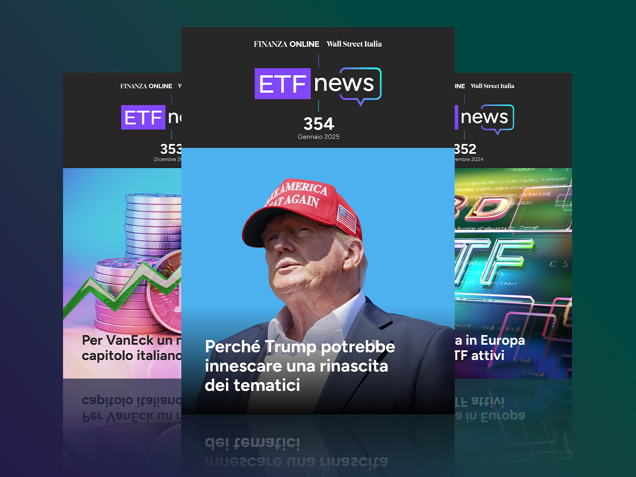 Online il numero di gennaio di “ETF News”: Trump e la possibile rinascita dei tematici